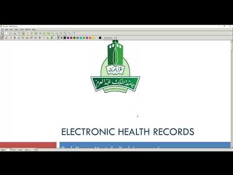 Electronic Health Records (Part 1) - Medical Informatics Course Recordings - Spring 2021