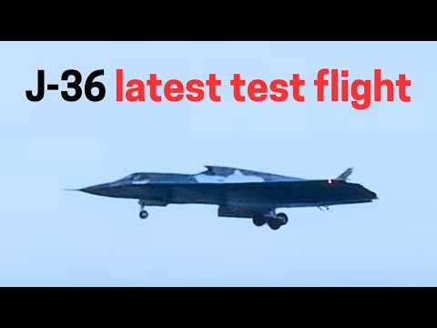 J-36 sixth gen fighter - March 2025 test flight