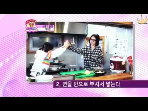 T-ara Soyeon and Eunjung  : cooking masterclass