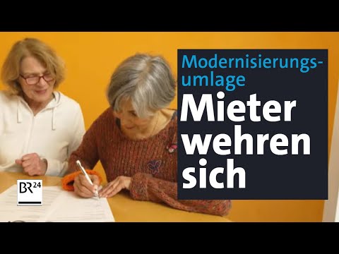Mieter wehren sich gegen Mieterhöhung nach Modernisierung | Abendschau | BR24