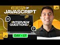 100 Days Of JavaScript Coding Challenges Day 17