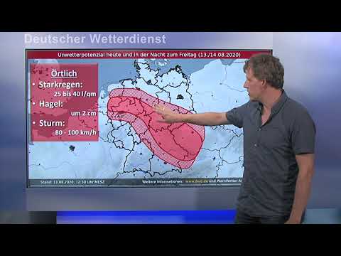 13.08.2020 Unwetterinformation - Deutscher Wetterdienst (DWD)