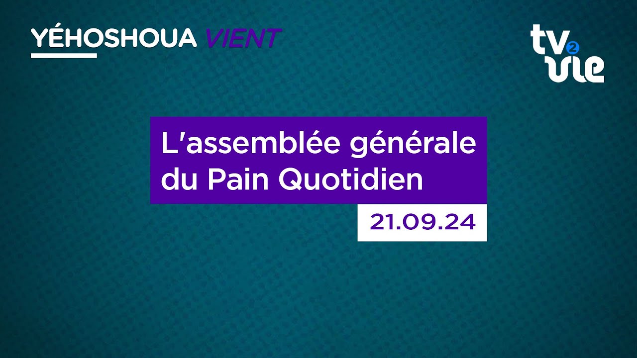 Thumbnail of video: L'assemblée générale du Pain Quotidien