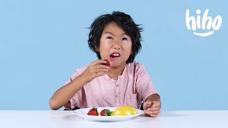 Kids Try Miracle Berries | Kids Try | HiHo Kids
