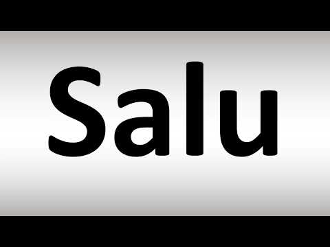 How to Pronounce Salu