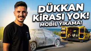 Yüksek kiraya 'mobil' çözüm: Araçları yerinde yıkıyor