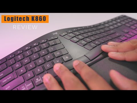 External Review Video eWM8D1atyKo for Logitech ERGO K860 Wireless Split Ergonomic Keyboard (920-009166)