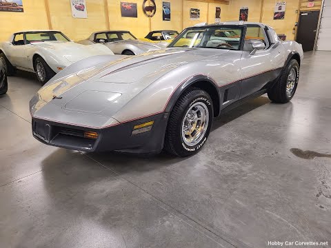 1981 Two Tone Silver Charcoal Corvette Hot Rod For Sale Video