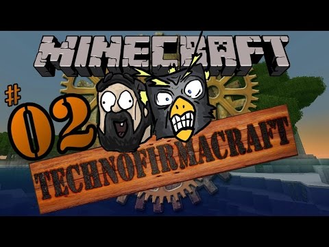 "Drinking Problems" - TechnoFirma Ep.2 w/ Jerry and Traff (Modded Minecraft)