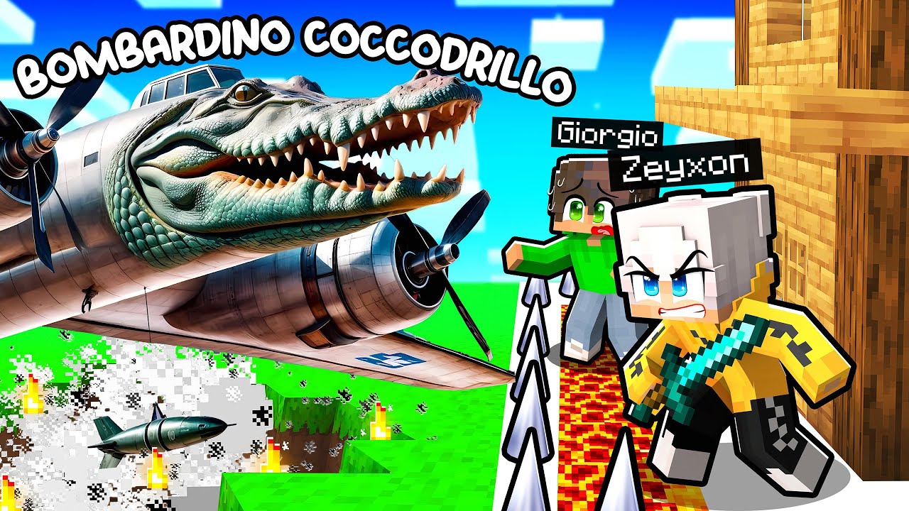 BOMBARIDINO COCCODRILLO contro la BASE PIÙ SICURA di Minecraft!