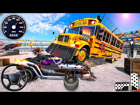 Crazy School Bus Demolition Derby 3D - Extreme Car Crash Simulator - Wreckfest: PC Gameplay #13