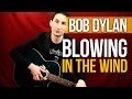 Как играть на Акустической Гитаре Bob Dylan - Blowing in the wind - Уроки ...