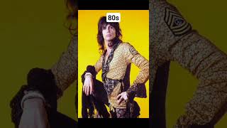 Steven Tyler over the years 🎤 #music #rock #80s #70s #years #aerosmith #steventyler #singer #cool