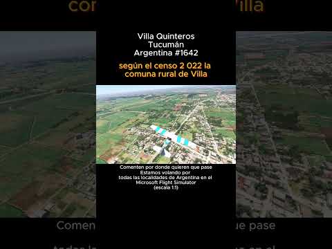 Villa Quinteros, Tucumán desde el Microsoft Flight Simulator #villaquinteros #tucuman #argentina