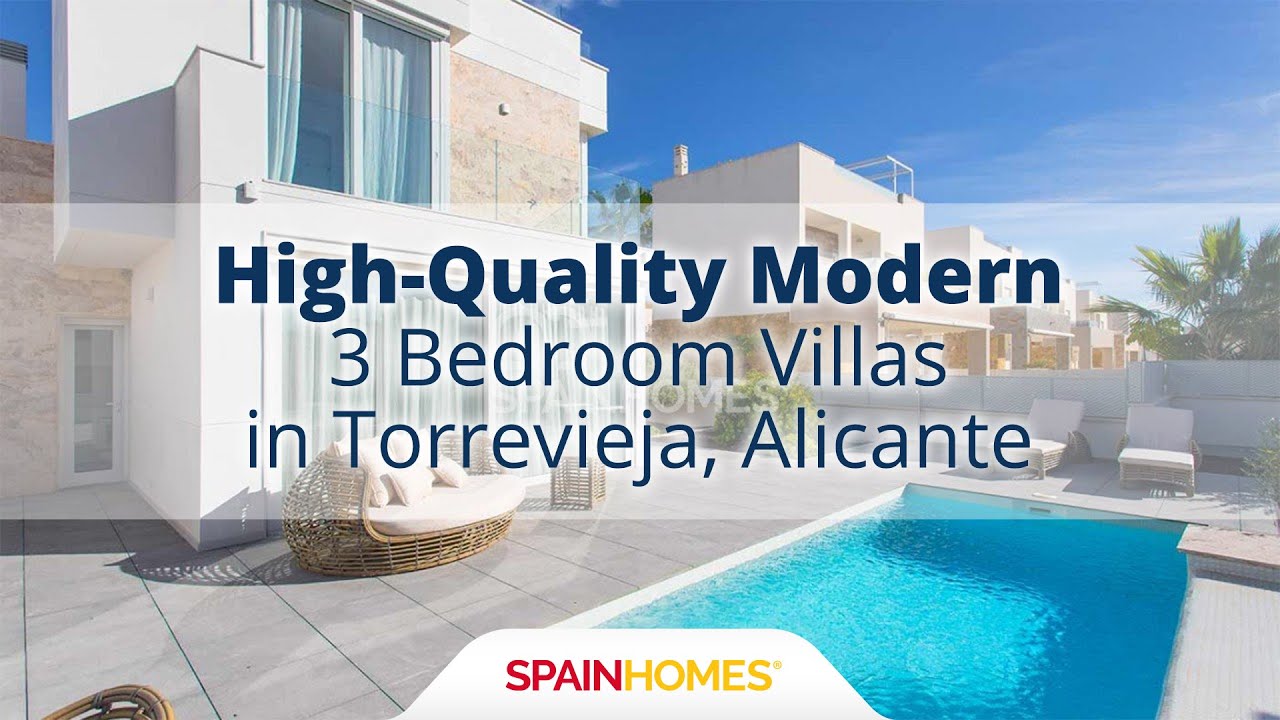 Torreveija, Alicante’de 3 Yatak Odalı Modern ve Lüks Villa