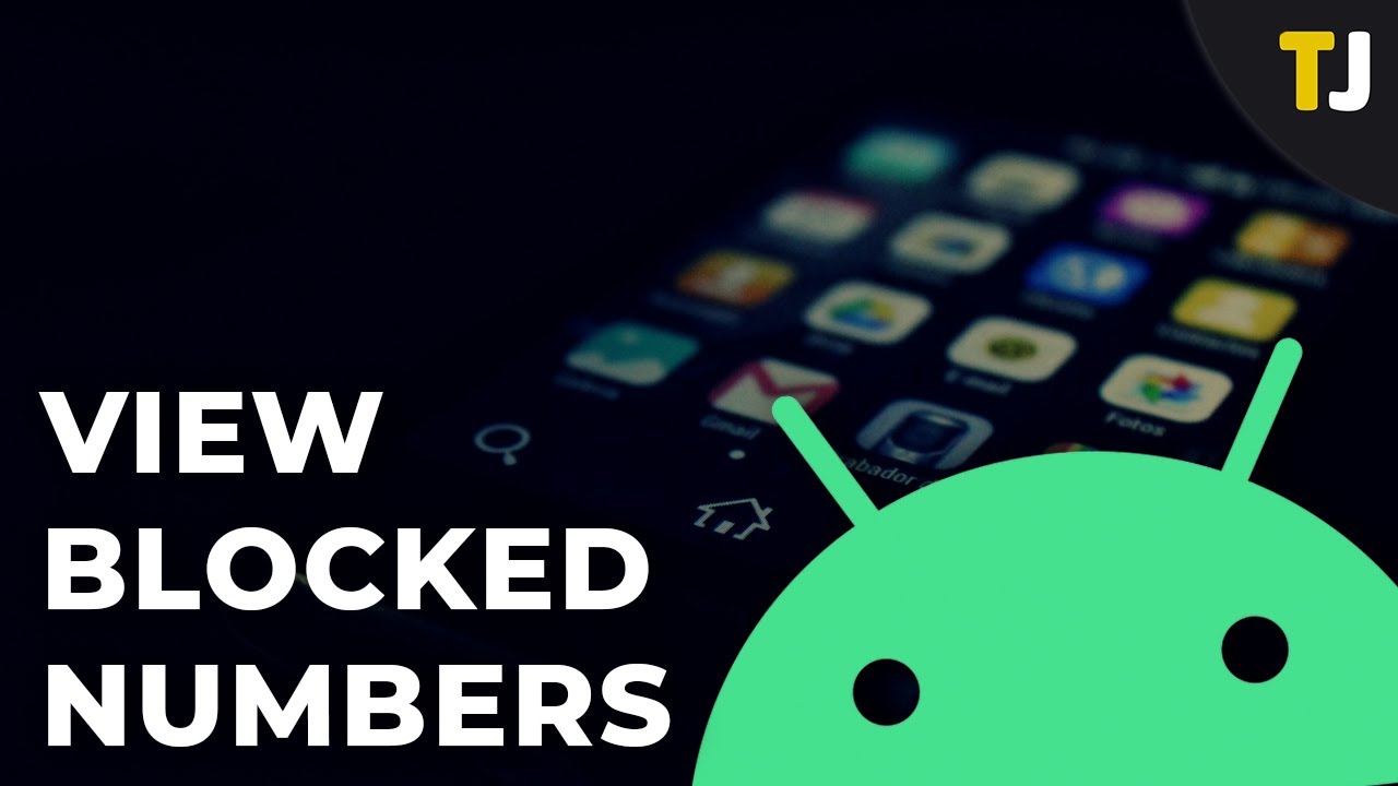 Where are the blocked numbers located?