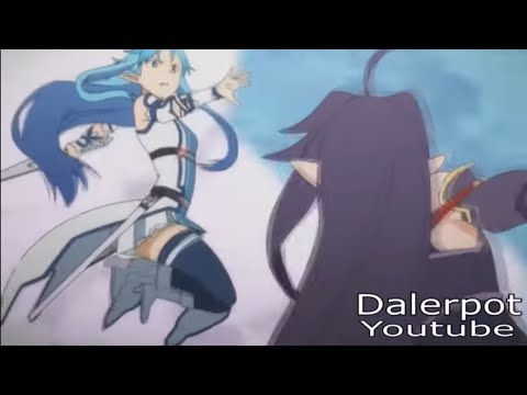 Asuna vs Yuuki l Sword Art Online English