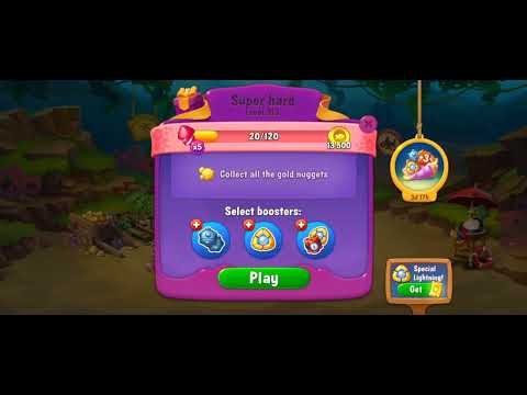 Fishdom levels 312-314, Playrix games