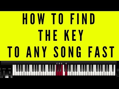 Part of a video titled How to find the key of a song on piano (Instructor - Emmanuel) - YouTube