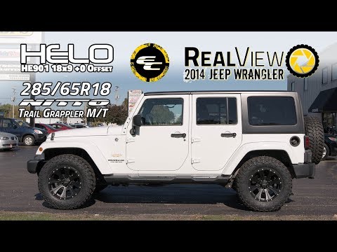 RealView - 2014 Jeep Wrangler w/ 18x9 Helo HE901 & 285/65 Nitto M/Ts
