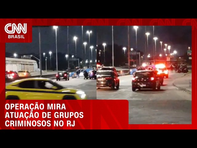 Avenida Brasil é fechada durante nova operação da PM no Rio | CNN NOVO DIA