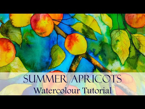 How to Paint Wet in Wet Using Bold Colors - Easy Watercolor Painting Tutorial
