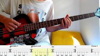 Mrs Butterworth – Nirvana – Bass cover with tabs (4k)