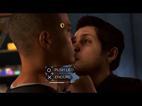 Marcus Push Leo vs Endure - Both Outcomes - Detroit Become Human