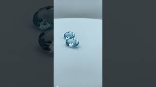 Topázio Azul Oval 14x10mm - Vídeo