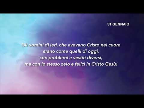 Meditazione Calendario "Parole di Vita" del 31 Gennaio 2019