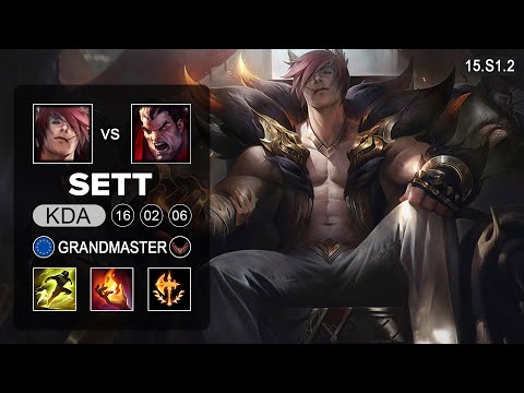 Sett vs Darius Top - EUW Grandmaster - Patch 15.S1.2 Season 15