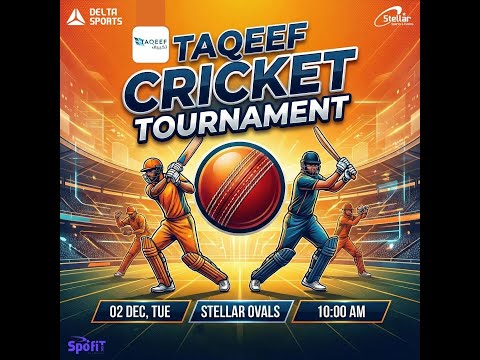 TAQEEF CRICKET TOURNAMENT SEMI FINAL - TEAM GIANTS Vs TEAM QALANDARA