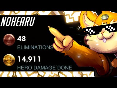 YEATLE #1 HAMMOND IN THE WORLD! 48 ELIMS! [ OVERWATCH SEASON 18 TOP 500 ]