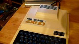Sinclair ZX80 vintage home computer. Collectors item.