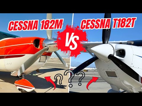 Cessna 182 Skylane Comparison: 2001 Turbo 182T vs 1969 182M | Full Flight & Walkthrough
