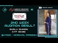Shalu Dhiman VTF S036 Song Raina Beeti Jaye 2nd Week Audition Result VTF 2021