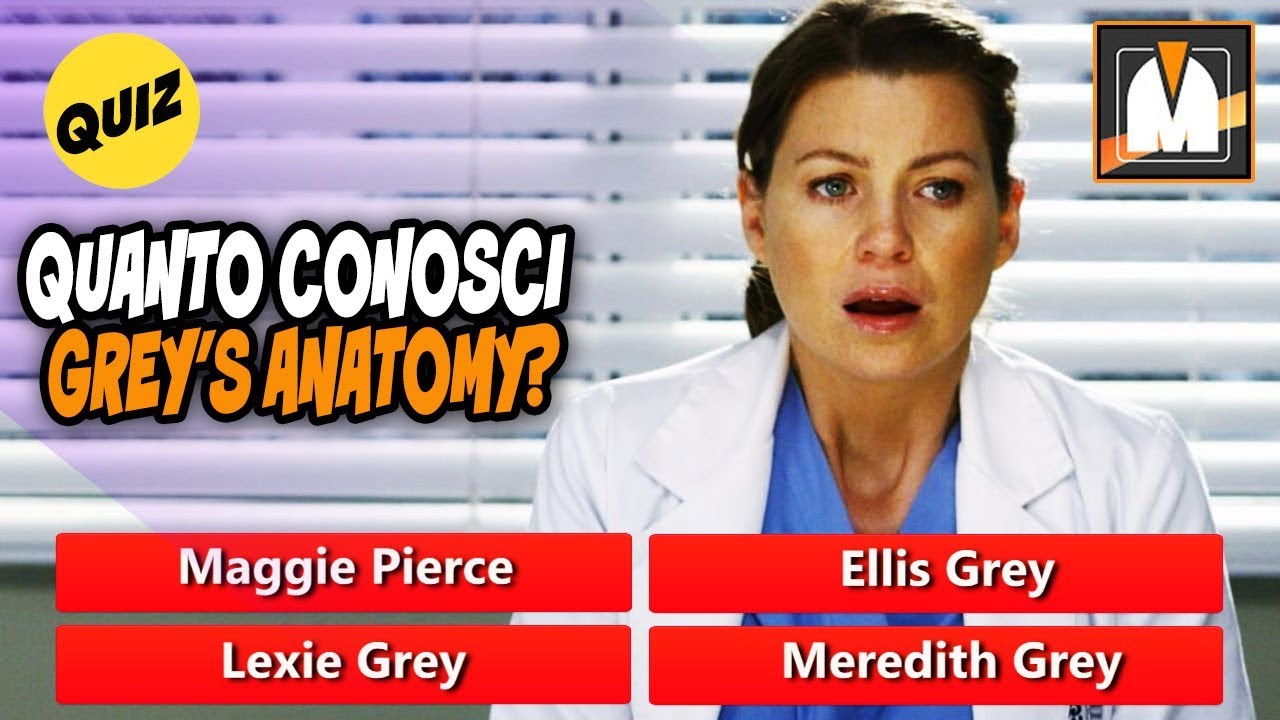 CONOSCI I PERSONAGGI DI GREY'S ANATOMY