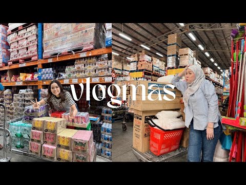 monthly fridge restock!!! | december vlogmas ❤️🎄❄️