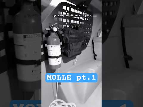 molle requires study but it’s the best.  (if you know how, plz teach!) #gear #diy #offroad #tactical