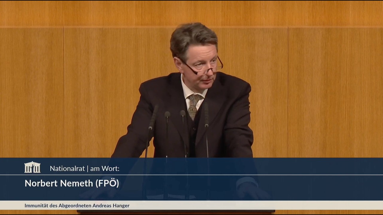 Norbert Nemeth - Behördliche Verfolgung von Andreas Hanger - 23.4.2026