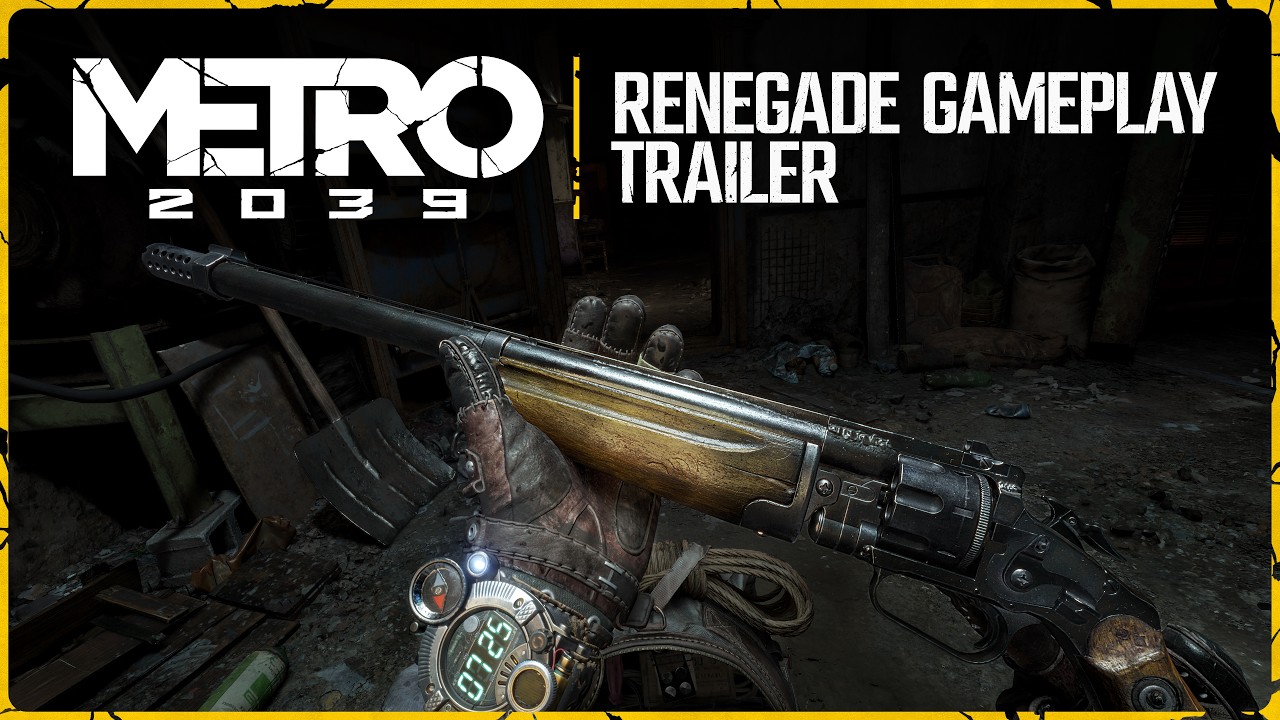 Video de YouTube: Metro 2039 estrena tráiler gameplay y fija su lanzamiento para febrero de 2027