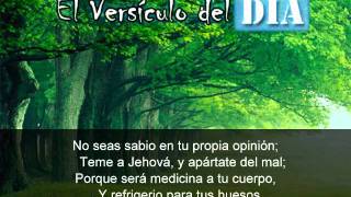 Miniatura del video: El versiculo del dia .com - Proverbios 3 v7-8
