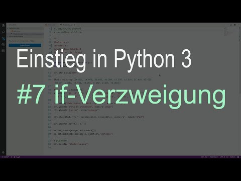 Python3-Einstieg #7 - if-Verzweigung