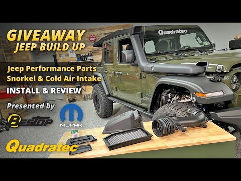 Mopar Snorkel & Cold Air Intake Install for Jeep Wrangler JL - Win This Jeep!