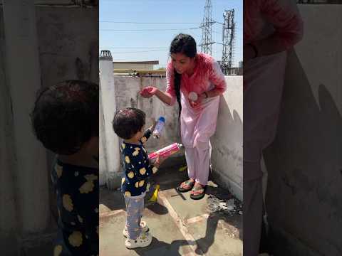 Holi spray went bad 😭 #holi #holispecialshorts