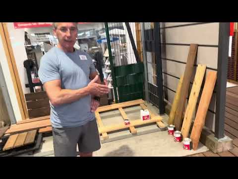 Terrasse richtig pflegen/ölen und reinigen. Tipps vom Experten Frank Kuhlmann vom HolzLand Bunzel