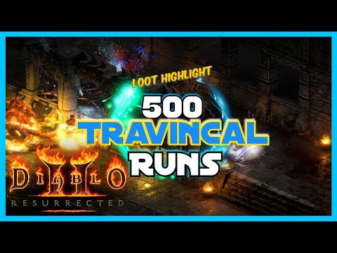 Diablo 2 Resurrected - 500 Travincal Runs - Loot Highlight