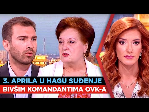 Suđenje bivšim komandantima OVK u Hagu 3. aprila I Radojka Nikolić i Vuk Velebit I URANAK1