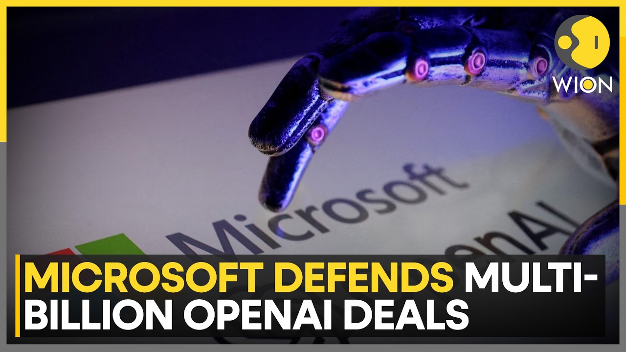Microsoft CEO Satya Nadella Defends OpenAI For-Profit Shift During Elon Musk Lawsuit | WION