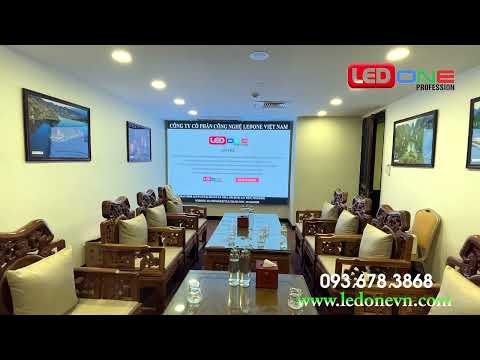 Phòng Tiếp Khách Chùa Bái Đính | Ledone thi công dự án thầu màn hình LED COB P1.5 phòng Họp cao cấp